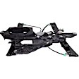 Front, Driver and Passenger Side Power Window Regulator, With Motor, 2-pin connector