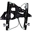 Front, Driver and Passenger Side Power Window Regulator, With Motor, 2-pin connector