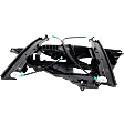 2003 Ford Expedition - Front, Driver and Passenger Side Power Window Regulator, With Motor