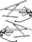 2001 Ford Explorer Sport Trac - Front, Driver and Passenger Side Power Window Regulator, With Motor