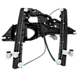 Front, Driver and Passenger Side Power Window Regulators, with Motors, 8-Pin Connector