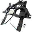 Front, Driver and Passenger Side Power Window Regulators, with Motors, 8-Pin Connector