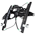 Front, Driver and Passenger Side Power Window Regulators, with Motors, 8-Pin Connector