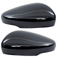 Driver and Passenger Side Mirror Covers, Paintable, with Turn Signal Light