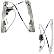 Front And Rear, Passenger Side Power Window Regulator, With Motor