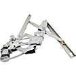 Rear, Driver and Passenger Side Power Window Regulators, with Motor
