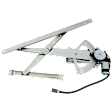 Front and Rear, Driver and Passenger Side Power Window Regulator, With Motor