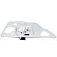 Rear, Driver and Passenger Side Window Regulators, Power, With Motor