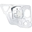 Rear, Driver and Passenger Side Window Regulators, Power, With Motor