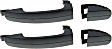 2015-2023 Ford Transit-350 - Rear, Driver and Passenger Side Textured Black Exterior Door Handle, Without Key Hole