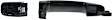 2015-2023 Ford Transit-350 - Rear, Driver and Passenger Side Textured Black Exterior Door Handle, Without Key Hole