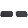 Textured Bed Rail Caps, Black, Plastic