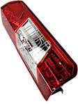 Driver and Passenger Side Tail Lights, with Bulbs, Halogen, For Models With Single Rear Wheels