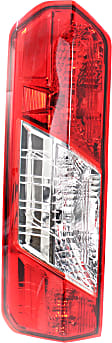 Driver and Passenger Side Tail Lights, with Bulbs, Halogen, For Models With Single Rear Wheels, CAPA Certified