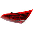 Driver and Passenger Side, Inner and Outer Halogen Tail Light, With bulb(s), OE Replacement