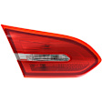 Driver and Passenger Side, Inner and Outer Halogen Tail Light, With bulb(s), OE Replacement