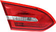 Driver and Passenger Side, Inner Tail Lights, with Bulbs, Halogen, Mounts on Luggage Lid, CAPA Certified