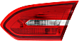Driver and Passenger Side, Inner Tail Lights, with Bulbs, Halogen, Mounts on Luggage Lid, CAPA Certified