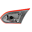 Driver Side, Inner And Outer Halogen Tail Light, With bulb(s), OE Replacement