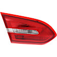 Driver Side, Inner And Outer Halogen Tail Light, With bulb(s), OE Replacement, CAPA Certified