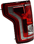 2017 Ford F-150 - Driver and Passenger Side Halogen Tail Light, With bulb(s), OE Replacement