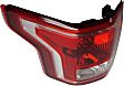 2017 Ford F-150 - Driver and Passenger Side Halogen Tail Light, With bulb(s), OE Replacement