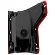 Driver and Passenger Side Tail Lights, with Bulbs, LED, Clear and Red Lens, CAPA Certified