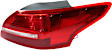 Driver and Passenger Side, Outer Tail Lights, with Bulbs, Halogen, Mounts on Body, CAPA Certified