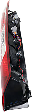 Driver and Passenger Side Halogen Tail Light, With bulb(s), OE Replacement, CAPA Certified