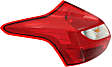 2013 Ford Focus - Driver and Passenger Side Halogen Tail Light, With bulb(s), OE Replacement