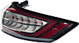 Driver and Passenger Side Tail Lights, with Bulbs, LED, Sport/Titanium, CAPA Certified