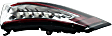 Driver and Passenger Side Tail Lights, with Bulbs, LED, Sport/Titanium, CAPA Certified