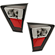 Driver and Passenger Side, Inner Tail Lights, with Bulbs, Halogen, Mounts On Liftgate, For Models with Sport Appearance Package, CAPA Certified