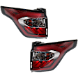 Driver and Passenger Side, Outer Halogen Tail Light, With bulb(s), OE Replacement, CAPA Certified