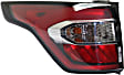Driver and Passenger Side, Outer Halogen Tail Light, With bulb(s), OE Replacement, CAPA Certified