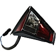 Passenger Side, Inner and Outer Tail Lights, with Bulb, Halogen, Premium type, CAPA Certified