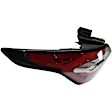 Passenger Side, Inner and Outer Tail Lights, with Bulb, Halogen, Premium type, CAPA Certified
