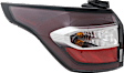 Driver and Passenger Side, Outer Halogen Tail Light, With bulb(s), OE Replacement