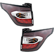 Driver and Passenger Side, Outer Halogen Tail Light, With bulb(s), OE Replacement, CAPA Certified