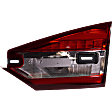 Driver and Passenger Side, Inner Halogen Tail Light, With bulb(s), OE Replacement