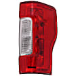 2017-2019 Ford F-250 Super Duty - Driver and Passenger Side Halogen Tail Light, With bulb(s), OE Replacement