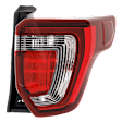 Driver and Passenger Side LED Tail Light, With bulb(s), OE Replacement