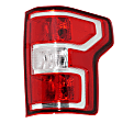 Driver and Passenger Side Halogen Tail Light, With bulb(s), OE Replacement