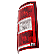 Driver and Passenger Side Halogen Tail Light, With bulb(s), OE Replacement