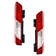 Driver and Passenger Side Halogen Tail Lights, without Bulbs, For Models with Dual Rear Wheels, CAPA Certified