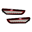 Driver and Passenger Side Halogen Tail Light, Without bulb(s), OE Replacement