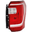 Driver and Passenger Side Halogen Tail Light, With bulb(s), OE Replacement, CAPA Certified