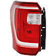 Driver and Passenger Side Halogen Tail Light, With bulb(s), OE Replacement, CAPA Certified