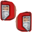 Driver and Passenger Side LED Tail Lights, with Bulbs, CAPA Certified