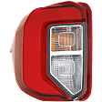 Driver and Passenger Side LED Tail Lights, with Bulbs, CAPA Certified